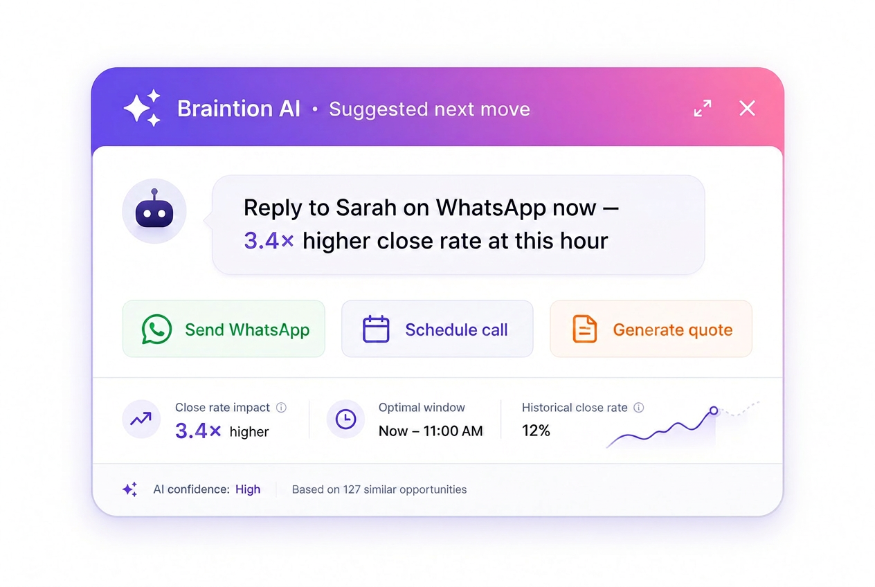 Braintion assistant screenshot